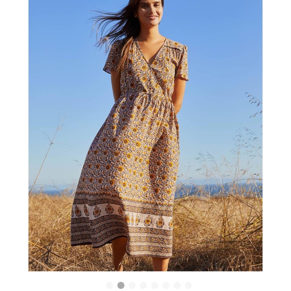 Christy Dawn Dress In Golden Sunflower
